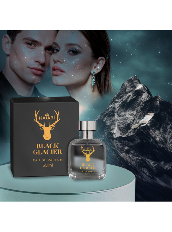 Perfume Árabe Masculino Black Glacier 50ml.