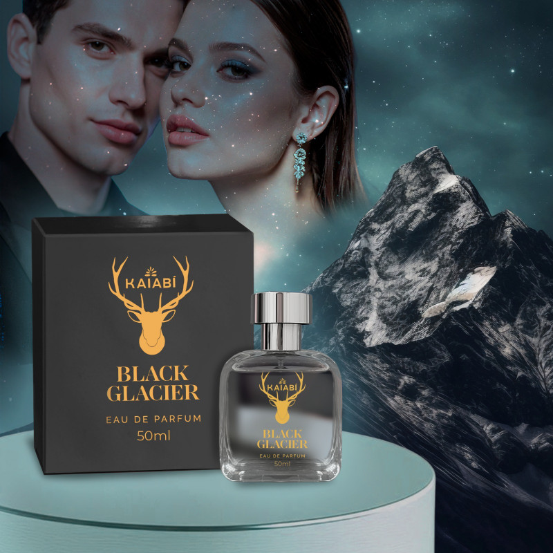 Perfume Árabe Masculino Black Glacier 50ml.
