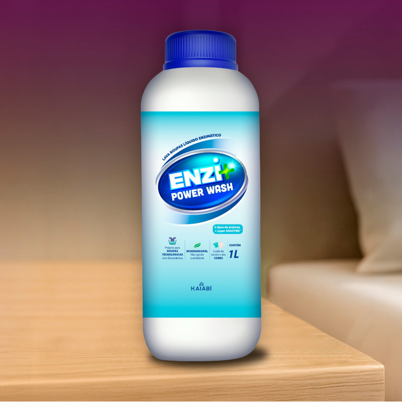 ENZI +  POWER WASH - Lava Roupas com Arazyme