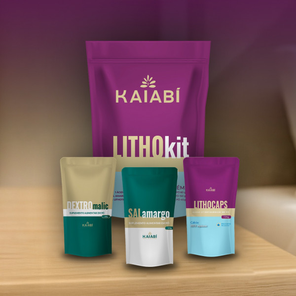 LithoKit Embalagem econômica.