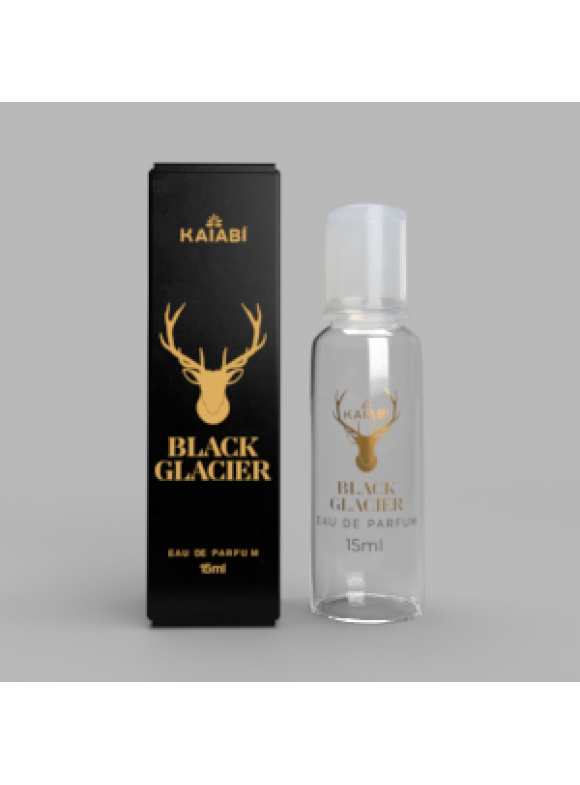 Perfume Árabe Masculino Black Glacier 15ml.