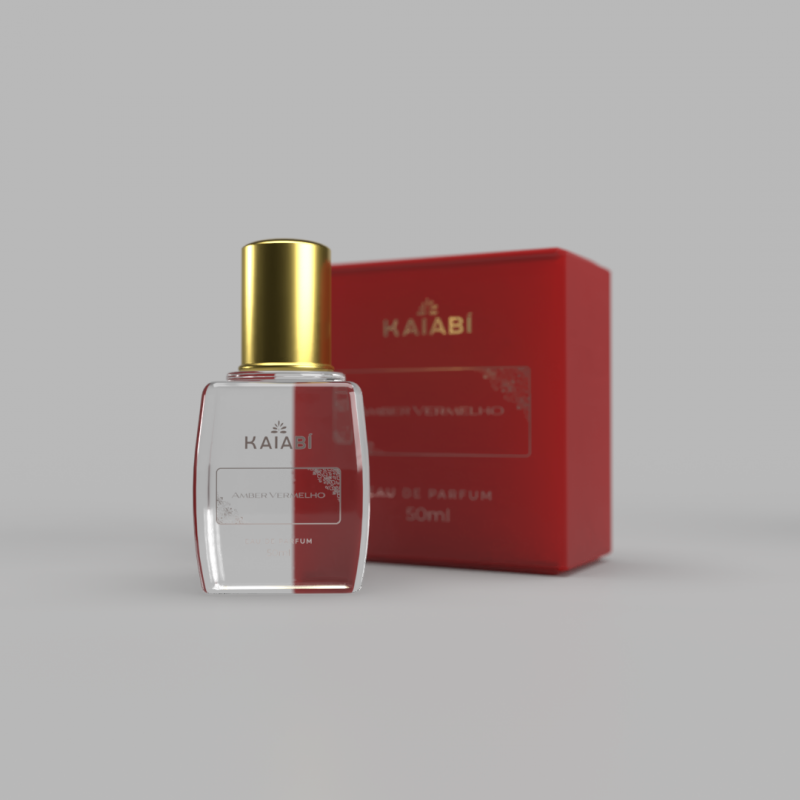 Perfume Árabe Unissex Amber Vermelho 50ml