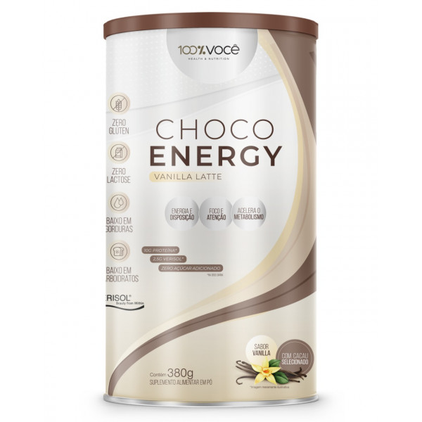 Choco Energy Sabor Vanilla 380 gramas