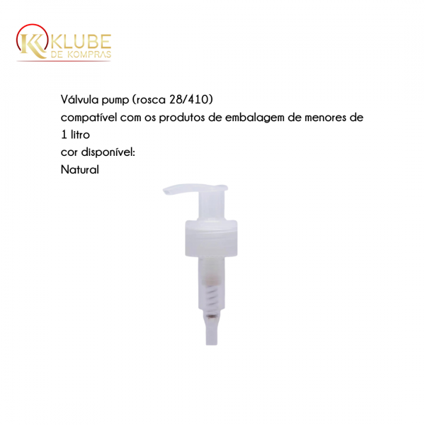 Válvula Pump (Rosca 28/410)