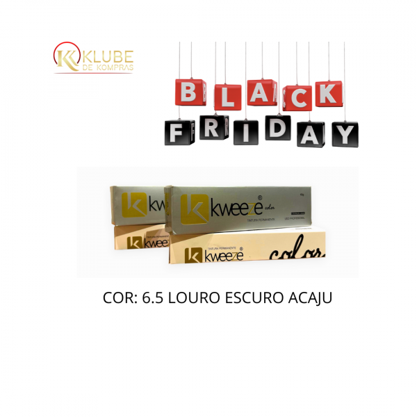 Tintura Kadma Color 60g 6.5 Louro Escuro Acaju Kweeze