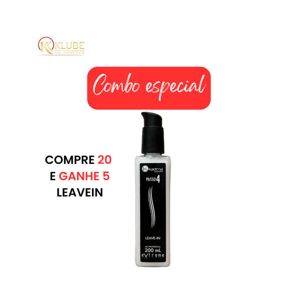 Combo Especial: Leave-in Extreme 200ml - Compre 20 Leve 25