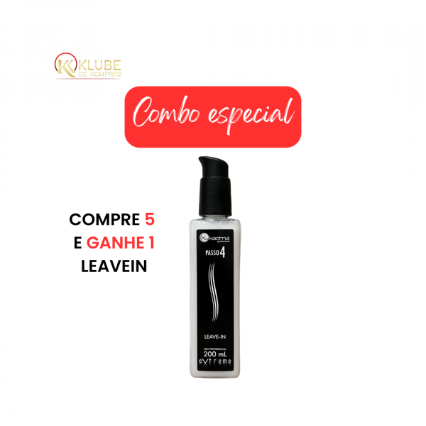 Combo Especial: Leave-in Extreme 200ml - Compre 5 Leve 6