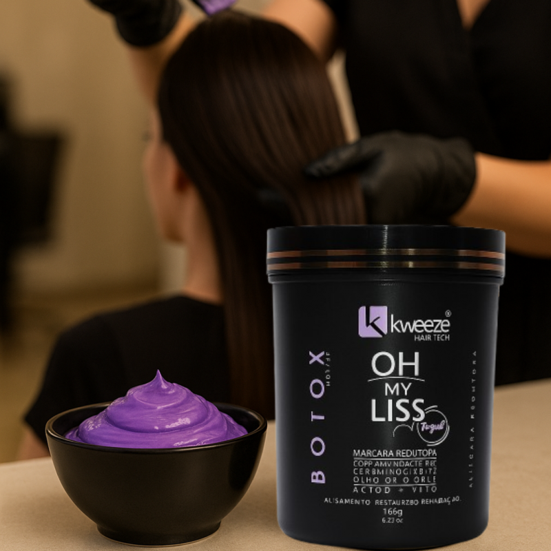Botox Capilar Oh My Liss Blond Fusion Máscara Redutora 1Kg