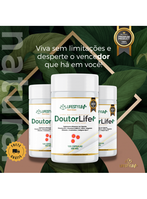 DOUTOR LIFE MAIS (03 UNIDADES) FRETE GRÁTIS