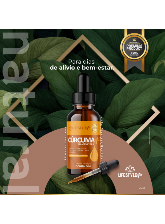 CÚRCUMA MAIS COLÁGENO TIPO II