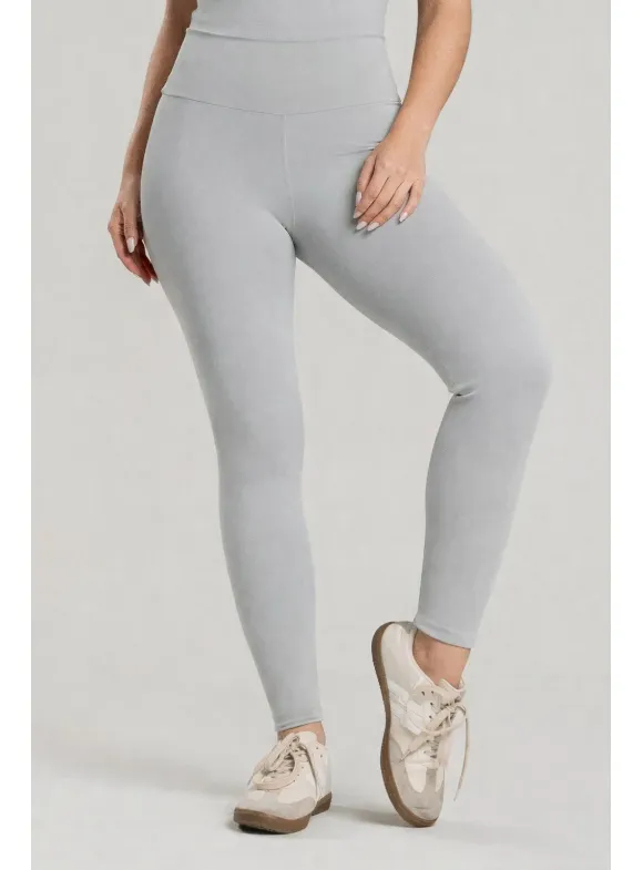 FTS - CALÇA LEGGING BÁSICA MELANINA CINZA