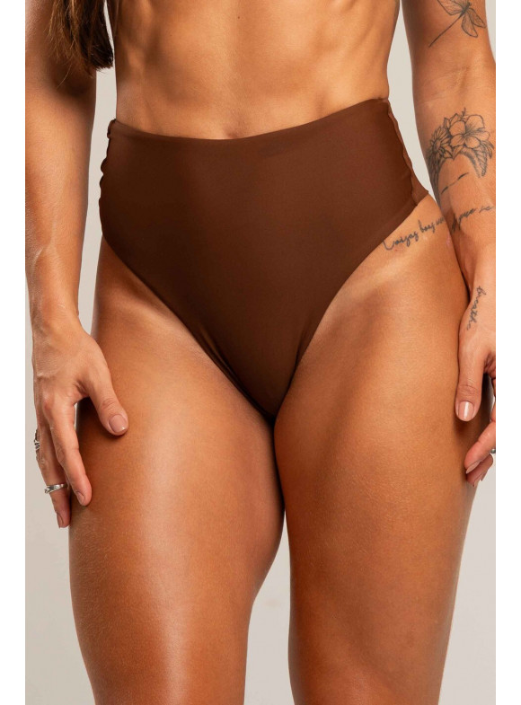 LUIZA CALDI - CALCINHA HOT PANT MARROM