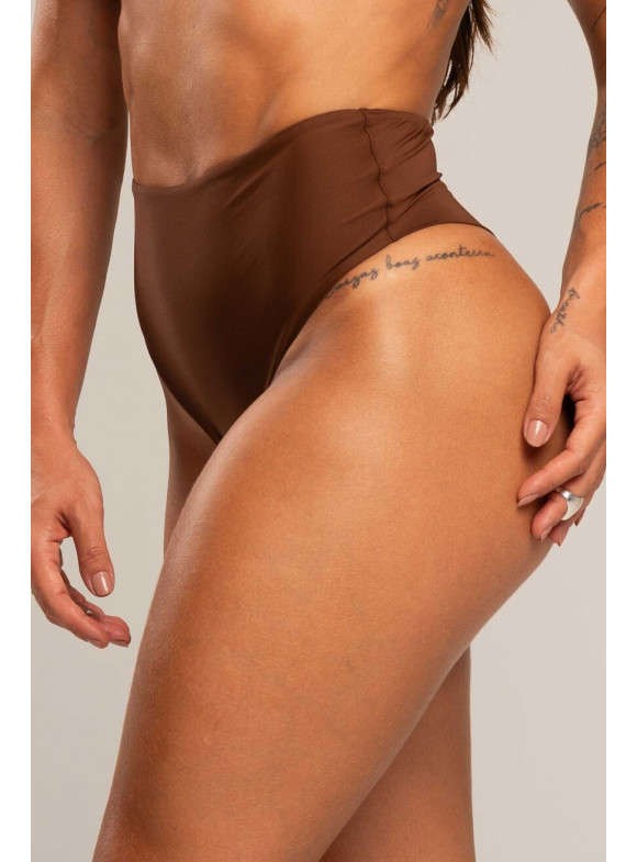 LUIZA CALDI - CALCINHA HOT PANT MARROM
