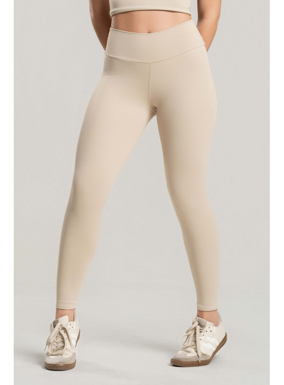 FTS - CALÇA LEGGING BÁSICA MELANINA VANILA