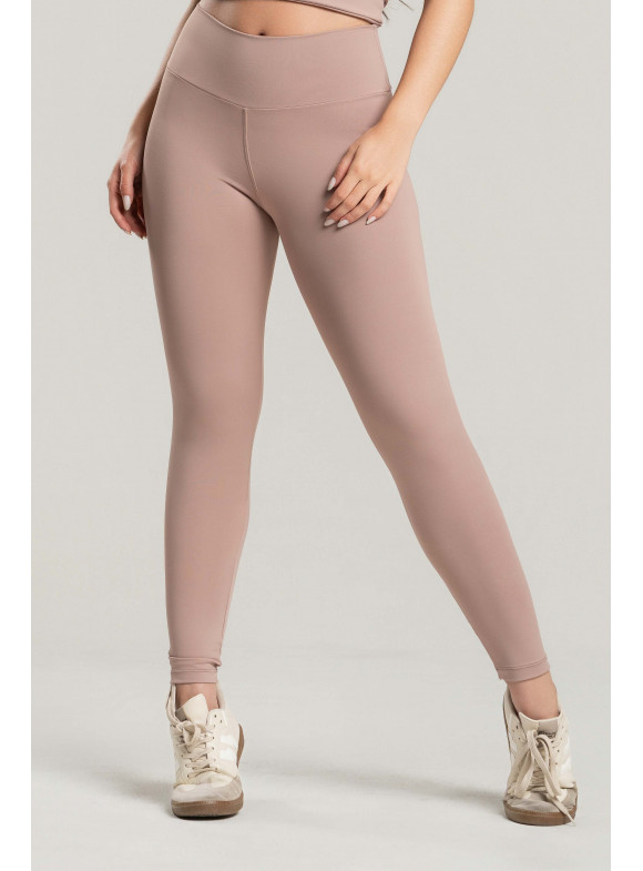 FTS - CALÇA LEGGING BÁSICA MELANINA NUDE