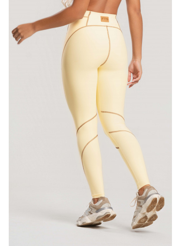 FTS - CALÇA RECORT RESET AMARELO MANTEIGA