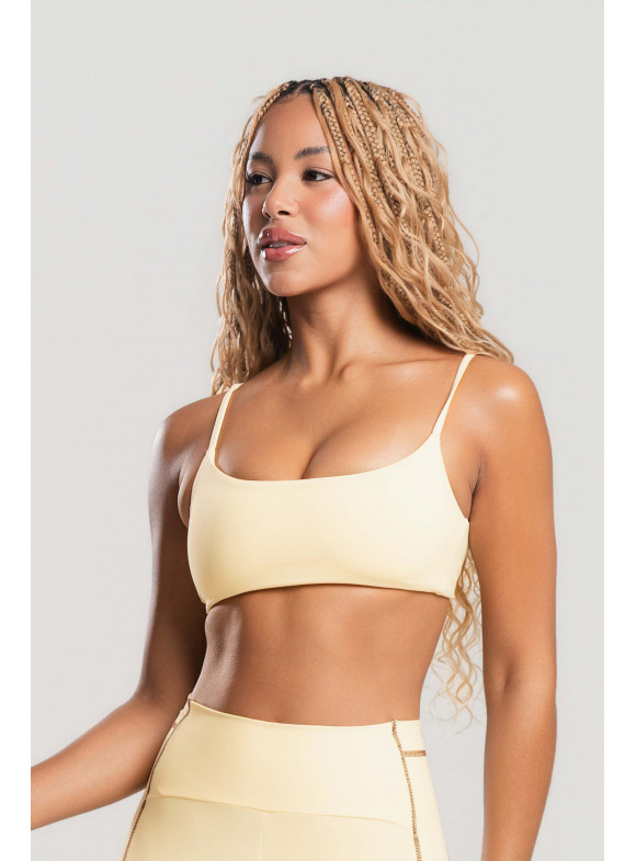 FTS - TOP FIO AMARELO MANTEIGA