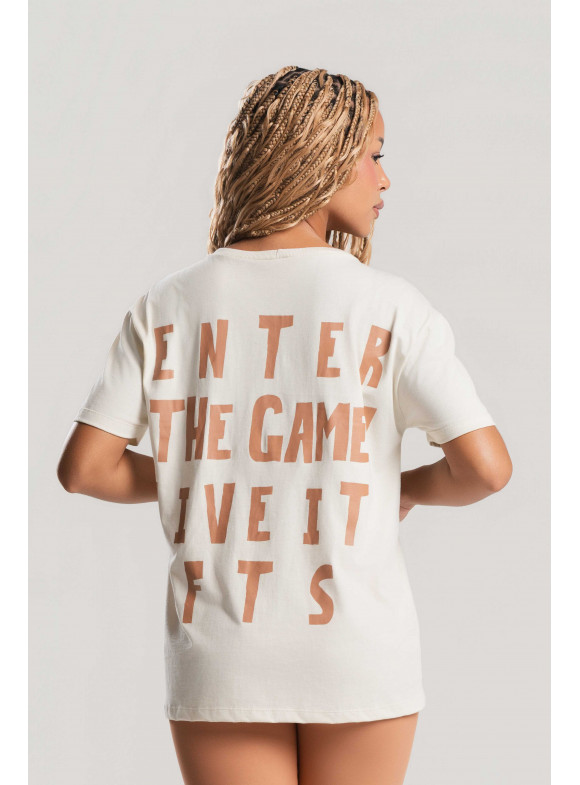 FTS - T-SHIRT ENTER THE GAME OFF WHITE