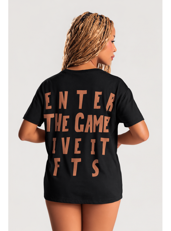FTS - T-SHIRT ENTER THE GAME PRETO