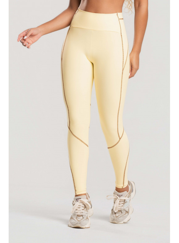 FTS - CALÇA RECORT RESET AMARELO MANTEIGA