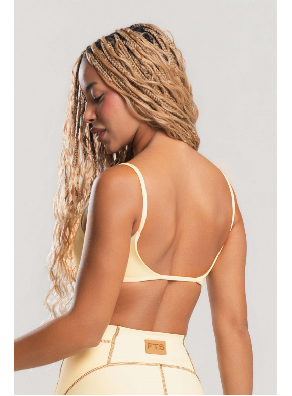 FTS - TOP FIO AMARELO MANTEIGA
