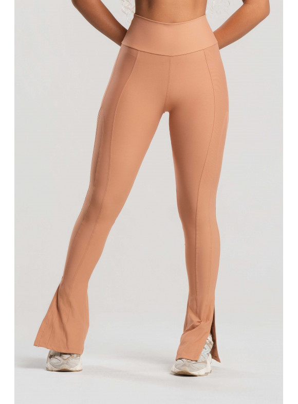 FTS - CALÇA BAILARINA PESPONTO MOCHA MOUSSE