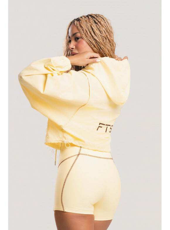 FTS - CASACO COM CAPUZ ENTER THE GAME AMARELO MANTEIGA
