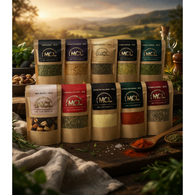 Kit Premium Temperos Naturais