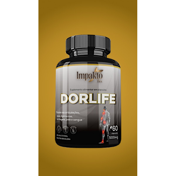  DorLife - Magnésio, Colágeno tipo II, Vitamina K e D - 60 cápsulas