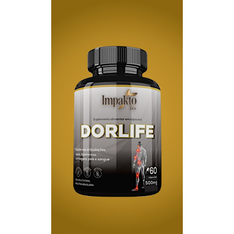 DorLife - Magnésio, Colágeno tipo II, Vitamina K e D - 60 cápsulas