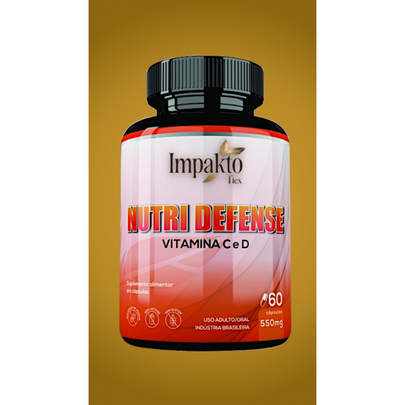 Nutri Defense - Vitamina C e D - 60 cápsulas