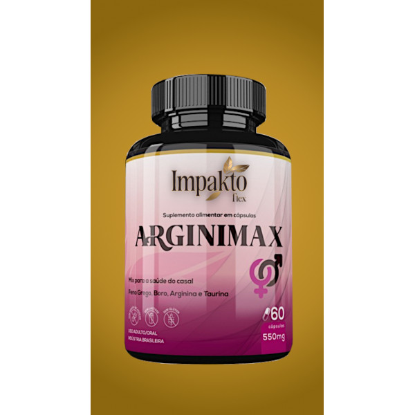 Arginimax - Feno Grego,  Boro, Arginina, Taurina 60 cápsulas
