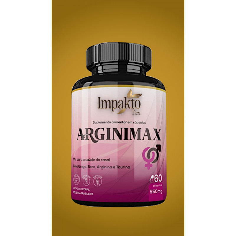 Arginimax - Feno Grego,  Boro, Arginina, Taurina 60 cápsulas