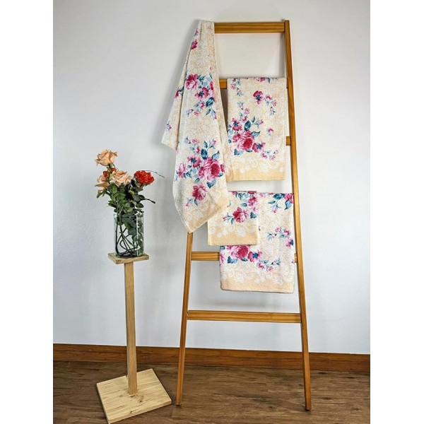 Toalha de Banho Felpuda com 3 Peças