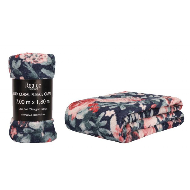 Manta Microfibra Sultan Casal Micro Realce Premium 200x180 cm
