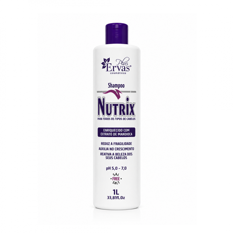 Shampoo Nutrix de 1L com pH 5,5-6,5