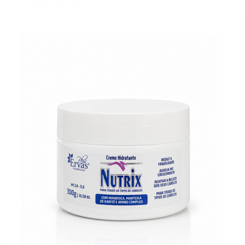 Máscara Hidratante Nutrix de 300ml com pH 5,0-6,0