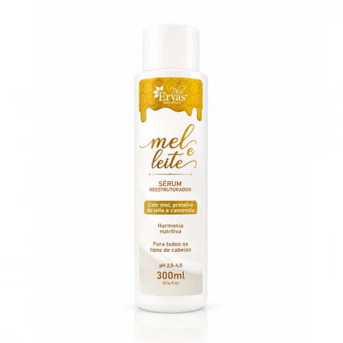 Sérum Reestruturador 300ml Mel e Leite - Home Care