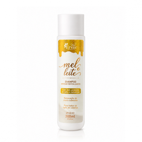Shampoo Infusão Revitalizante 300ml Mel e Leite - Home Care