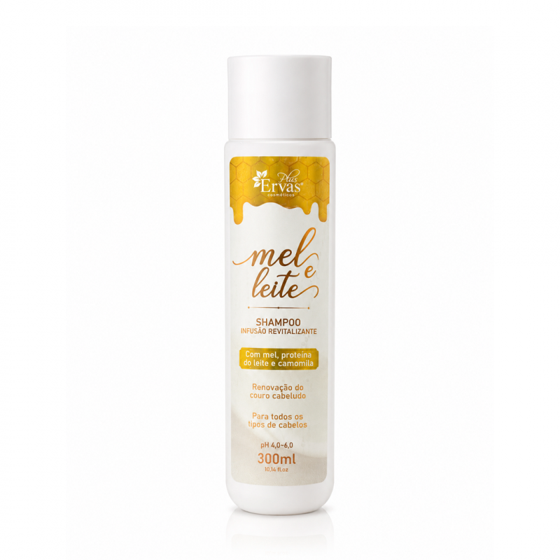 Shampoo Infusão Revitalizante 300ml Mel e Leite - Home Care