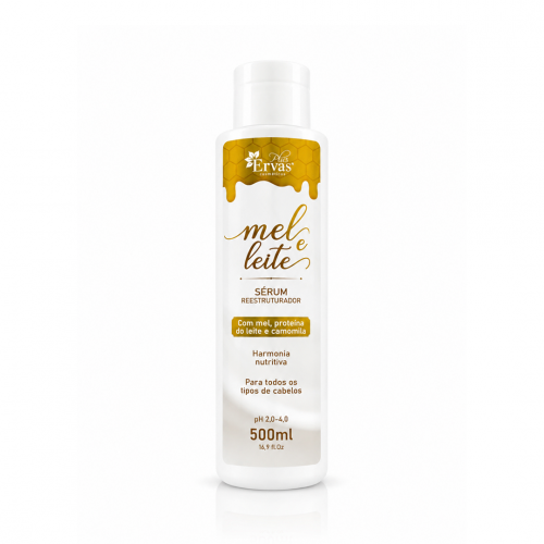 Sérum Reestruturador 500ml Mel e Leite - Home Care