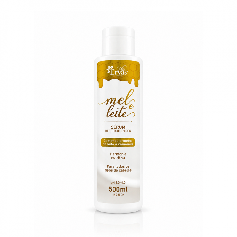 Sérum Reestruturador 500ml Mel e Leite - Home Care
