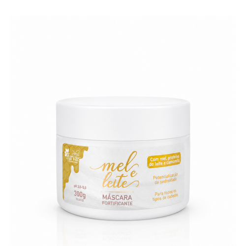 Máscara Fortificante 300g Mel e Leite - Home Care