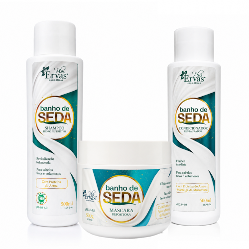 Kit 500ml Banho de Seda - Home Care
