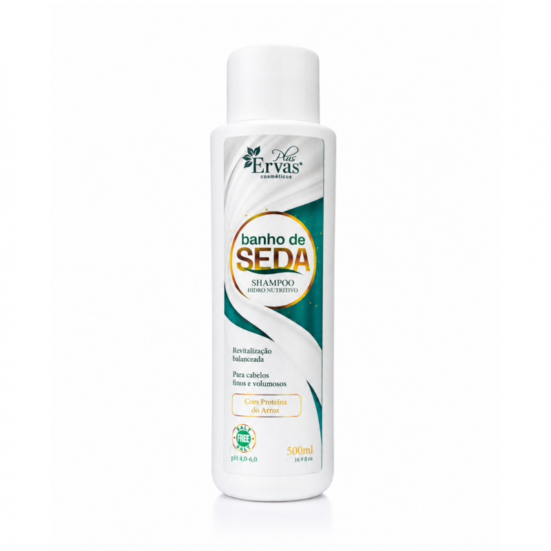 Shampoo Fortalecedor 500ml Banho de Seda - Home Care