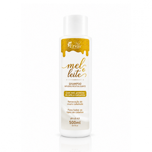 Shampoo Infusão Revitalizante 500ml Mel e Leite - Home Care