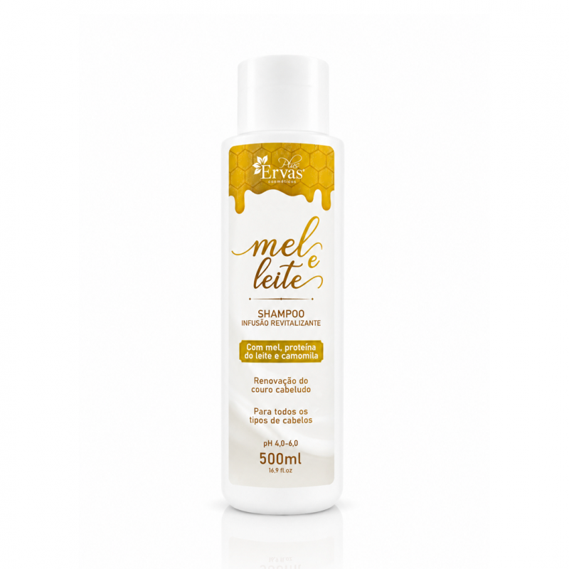 Shampoo Infusão Revitalizante 500ml Mel e Leite - Home Care
