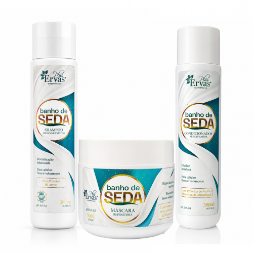 Kit 300ml Banho de Seda - Home Care