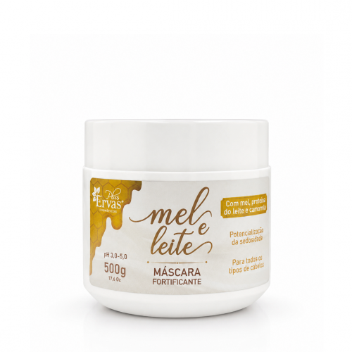 Máscara Fortificante 500g Mel e Leite - Home Care
