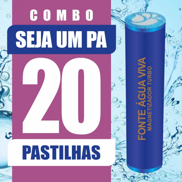 Combo P.A. com 20 Pastilhas